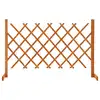 Image de vidaXL Clôture en treillis de jardin Orange 120x90 cm Bois de sapin