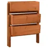 Image de vidaXL Jardinière pliable de jardin Orange 60x14x75 cm Bois de sapin