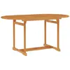 Image de vidaXL Table de jardin 150x90x75 cm Bois de teck massif