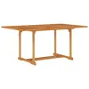 Image de vidaXL Table de jardin 150x90x75 cm Bois de teck massif