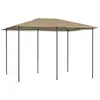 Image de vidaXL Belvédère 3x4x2,6 m Taupe 160 g/m²
