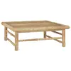 Image de vidaXL Table de jardin 65x65x30 cm Bambou