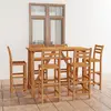 Image de vidaXL Ensemble de bar d'extérieur 7 pcs Bois d'acacia massif