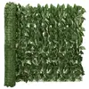 Image de vidaXL Écran de balcon avec feuilles vert foncé 500x75 cm