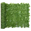 Image de vidaXL Écran de balcon avec feuilles vert 500x100 cm