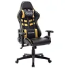 Image de Chaise de jeu Noir et doré Cuir artificiel