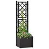 Image de vidaXL Lit surélevé de jardin treillis système d'arrosage Anthracite