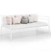 Image de vidaXL Cadre de canapé-lit extensible sans matelas blanc 90x200 cm