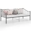 Image de vidaXL Cadre de canapé-lit sans matelas noir métal 90x200 cm