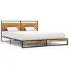 Image de vidaXL Cadre de lit sans matelas métal 160x200 cm