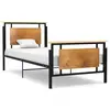 Image de vidaXL Cadre de lit sans matelas métal 90x200 cm