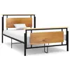 Image de vidaXL Cadre de lit sans matelas métal 120x200 cm