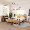 Image de vidaXL Cadre de lit sans matelas métal 180x200 cm