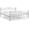 Image de vidaXL Cadre de lit sans matelas gris métal 140x200 cm