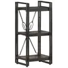 Image de vidaXL Bibliothèque à 3 niveaux 40x30x80 cm Bois de manguier massif