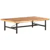 Image de vidaXL Table basse 142x90x42 cm Bois d'acacia massif