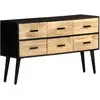 Image de vidaXL Buffet 110x33x64 cm Bois de manguier massif