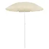 Image de vidaXL Parasol de jardin avec mât en acier sable 180 cm
