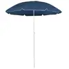 Image de vidaXL Parasol de jardin avec mât en acier bleu 180 cm