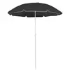 Image de vidaXL Parasol de jardin avec mât en acier anthracite 180 cm