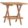 Image de vidaXL Table pliable de jardin 50x50x50 cm Bois de teck solide