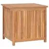 Image de vidaXL Boîte de rangement de jardin 60x50x58 cm Bois de teck solide