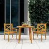 Image de vidaXL Ensemble à manger de jardin 3 pcs Bois d'acacia solide