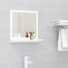 Image de vidaXL Miroir de salle de bain Blanc 40x10,5x37 cm Bois d ingénierie