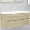 Image de vidaXL Armoire d'évier Chêne sonoma 100x38,5x45 cm Bois d'ingénierie