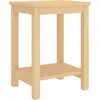 Image de vidaXL Table de chevet naturel 35x30x47 cm bois de pin massif