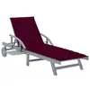 Image de vidaXL Chaise longue de jardin avec coussin Bois d'acacia solide