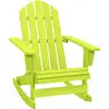 Image de vidaXL Chaise à bascule de jardin Adirondack bois de sapin massif vert