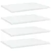 Image de vidaXL Panneaux de bibliothèque 4 pcs blanc bois d’ingénierie