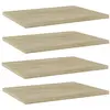 Image de vidaXL Panneau de bibliothèque 4 pcs chêne sonoma bois d’ingénierie