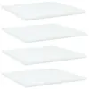 Image de vidaXL Panneaux de bibliothèque 4 pcs blanc bois d’ingénierie