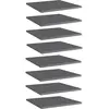 Image de vidaXL Panneaux de bibliothèque 8 pcs gris brillant bois d’ingénierie