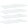 Image de vidaXL Panneaux de bibliothèque 4 pcs Blanc 60x30x1,5 cm Aggloméré