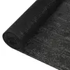 Image de vidaXL Filet brise-vue Noir 1,2x10 m PEHD 195 g/m²