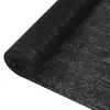 Image de vidaXL Filet brise-vue Noir 2x25 m PEHD 195 g/m²