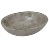 Image de vidaXL Lavabo Gris 53x40x15 cm Marbre