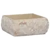 Image de vidaXL Lavabo Crème 30x30x13 cm Marbre