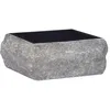 Image de vidaXL Gootsteen 30x30x13 cm marmer zwart