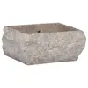 Image de vidaXL Lavabo Gris 30x30x13 cm Marbre