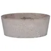 Image de vidaXL Lavabo Gris Ø40x15 cm Marbre