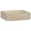 Image de vidaXL Lavabo Crème 40x40x10 cm Marbre