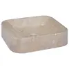 Image de vidaXL Lavabo Gris 40x40x10 cm Marbre