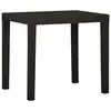 Image de vidaXL Table de jardin Anthracite 79x65x72 cm Plastique