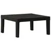 Image de vidaXL Table de salon de jardin Plastique Gris