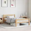 Image de vidaXL Cadre de lit sans matelas bois massif de pin 100x200 cm