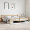 Image de vidaXL Cadre de lit sans matelas bois massif de pin 200x200 cm